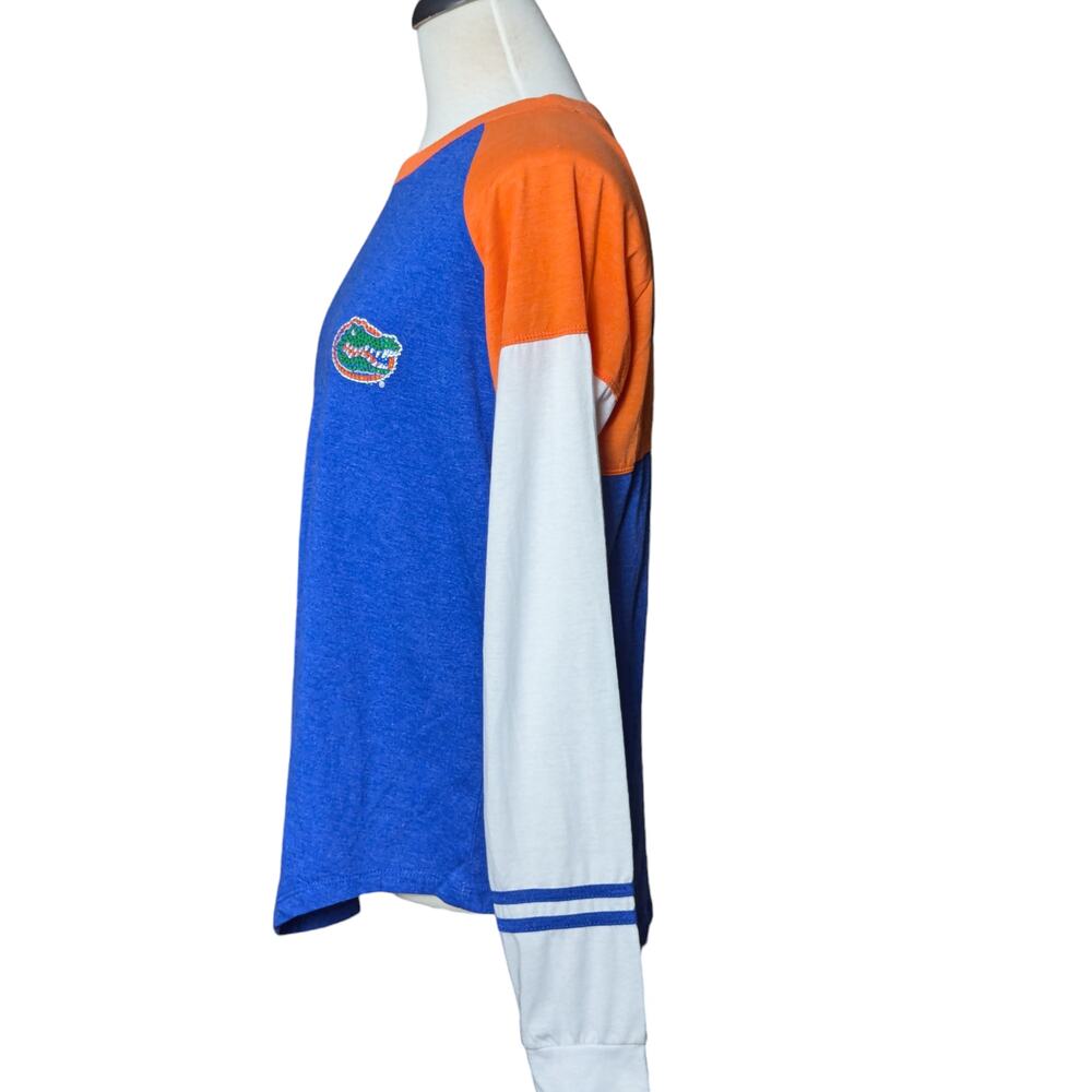 New Women's Florida Gators Medium Long Sleeve T-Shirt Rhinestone Front Logo - Picture 3 of 6